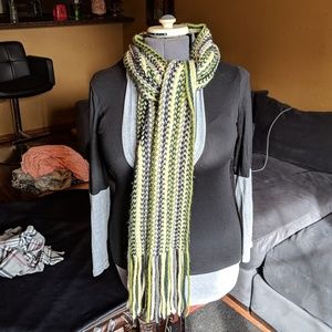 Green Knit Scarf